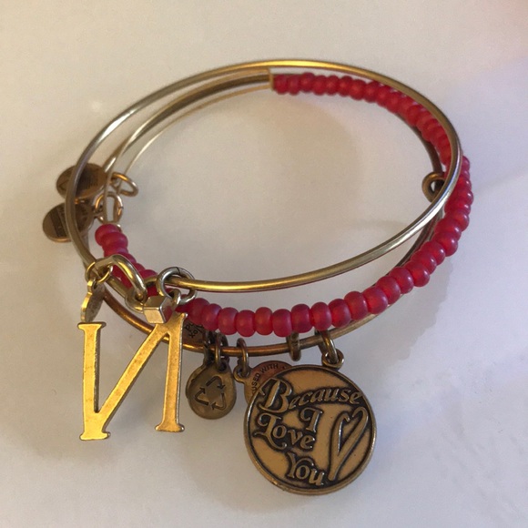 Alex and Ani Jewelry - ALEX & ANI DAVID AUBREY 3 LOVELY BANGLE BRACELETS